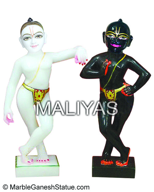 Marble Krishna Balram Deities